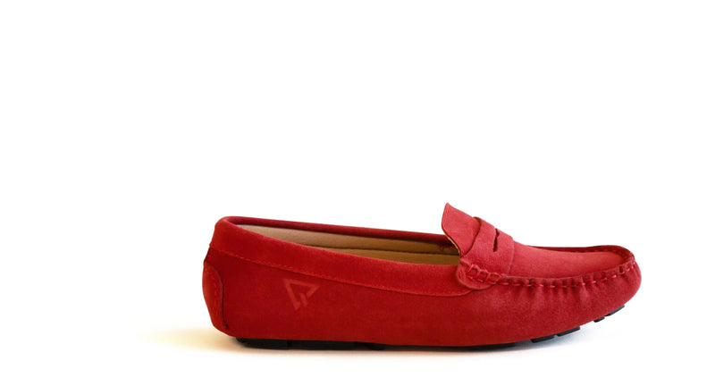 Women's Driving Loafer WQ1 - RED